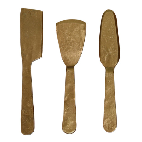 Ibsen Brass Cheese Tools Set of 3