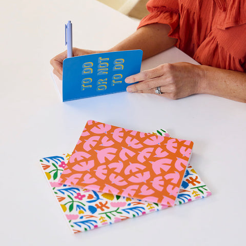 To Do or Not To Do Stitched Notebook Set of 3