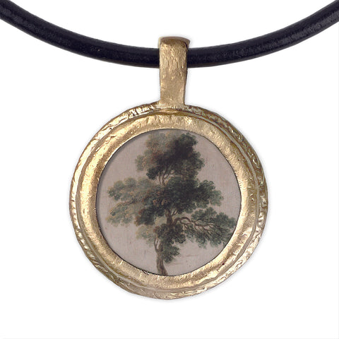 Singh Tree on Black Leather