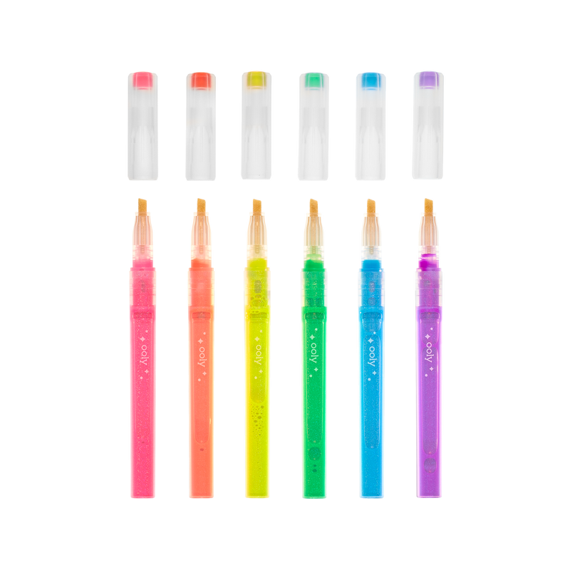 Oh My Glitter! Neon Highlighters Set