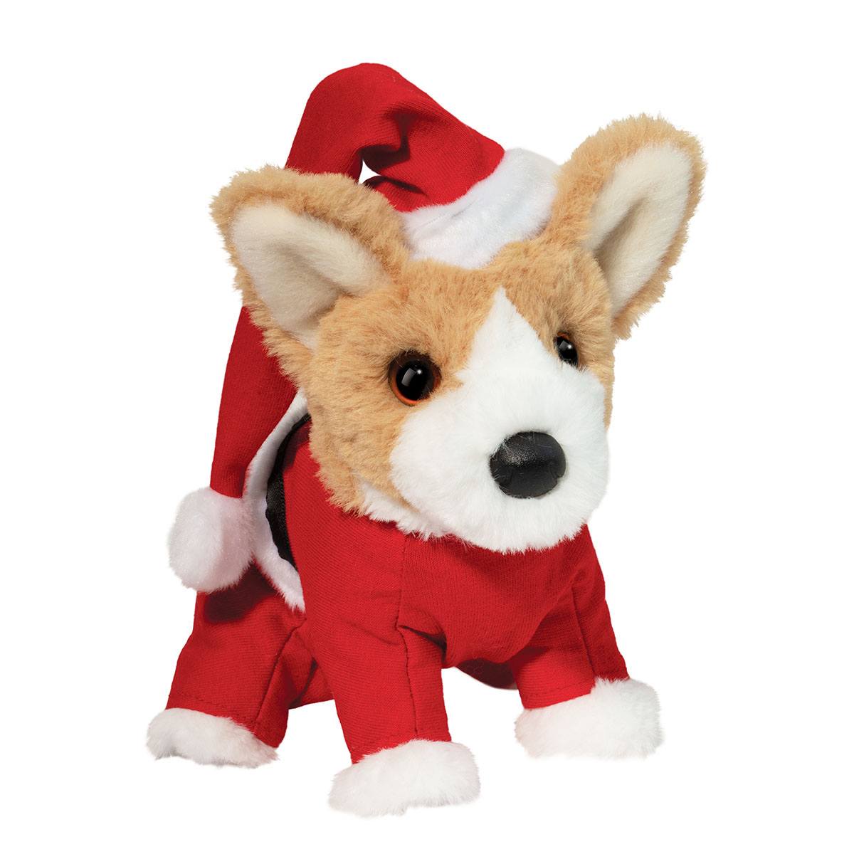 Corgi with Santa Suit
