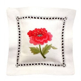 Embroidered Sachet Poppy