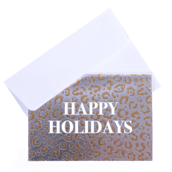 Cheetah Holiday Card