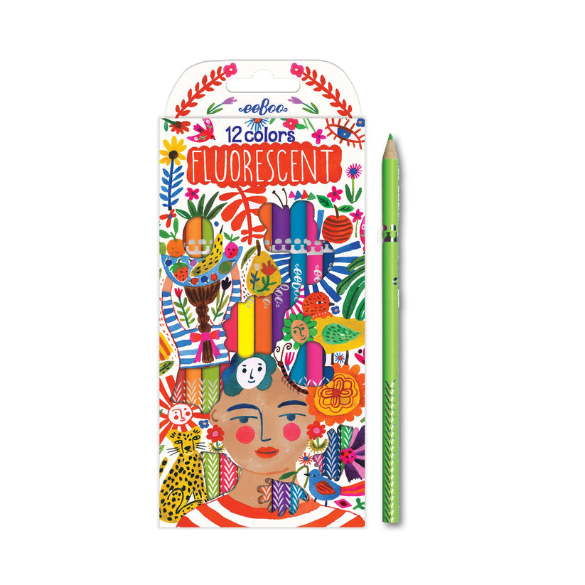 Positivity 12 Fluorescent Pencils