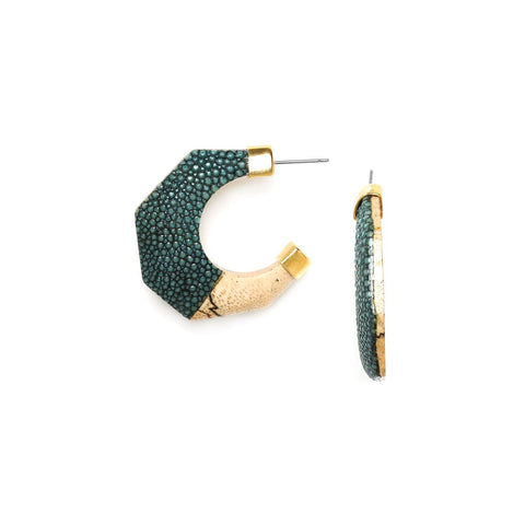 Nature Bijoux Oxford Hex Hoop
