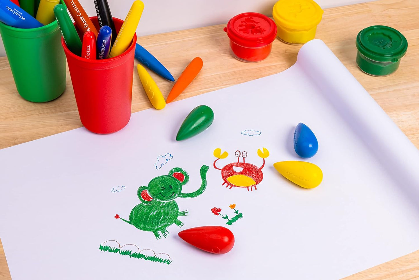 Little Creatives Easy Grasp Crayons Set of 4