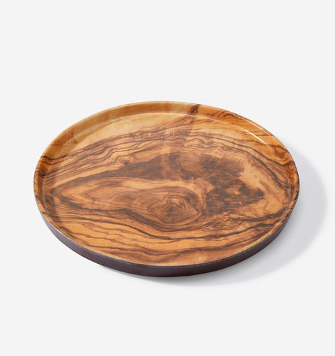 Brown Melamine Round Plate