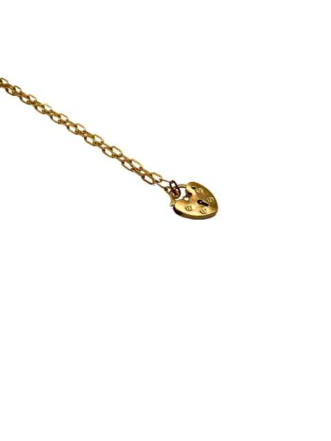 Heart Padlock Pendant
