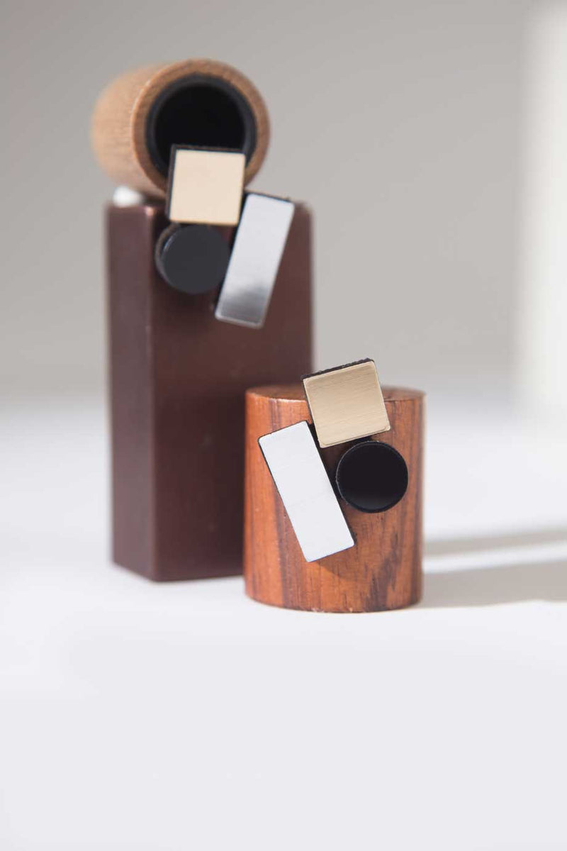 Bauhaus Earrings SBG Small