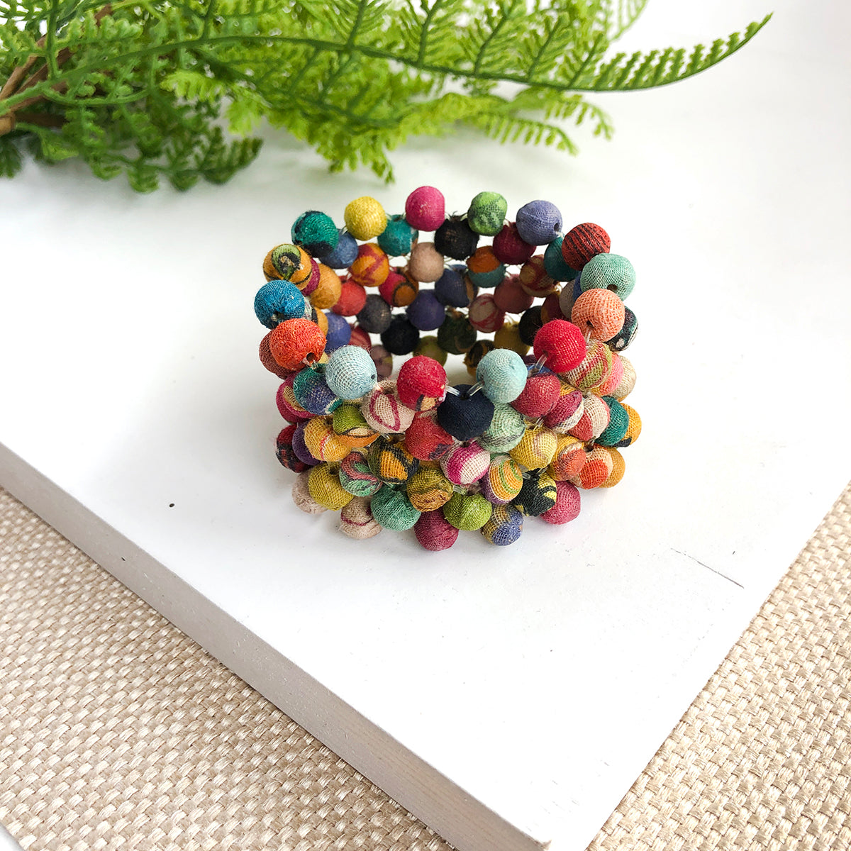 Woven Kantha Bracelet