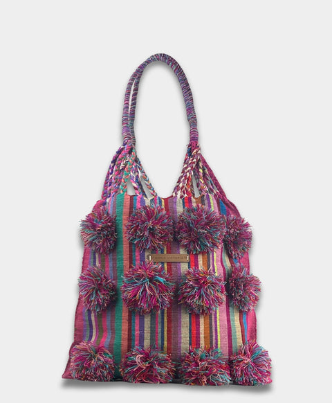 Carmela Woven Multicolor Bag
