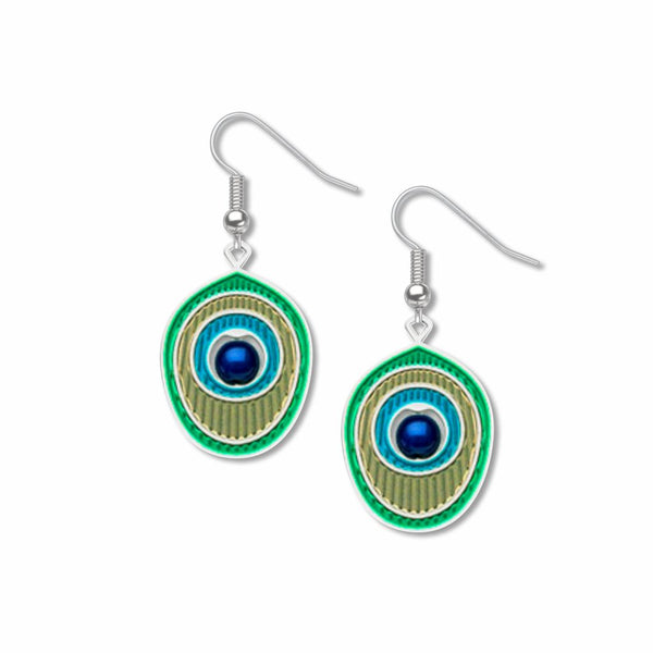 Peacock Earrings