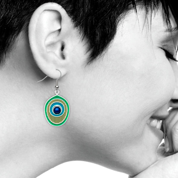 Peacock Earrings