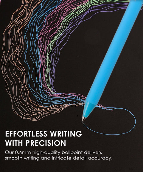 Retractable Colorflow Acrylic Gel Pen Set of 12