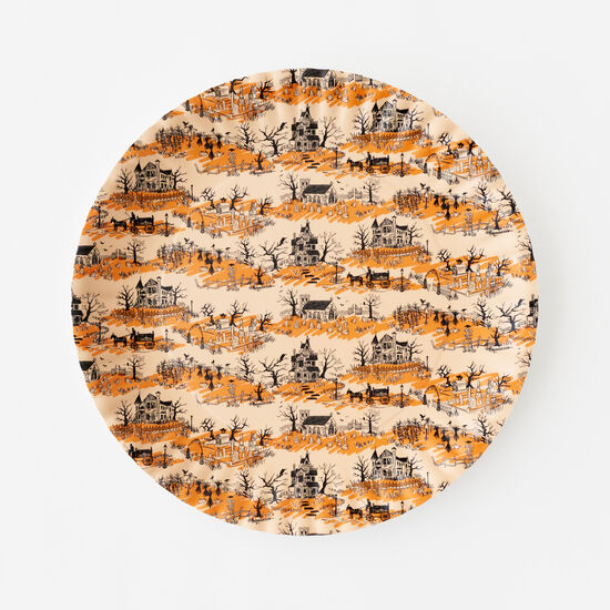 Spooky Toile Platter