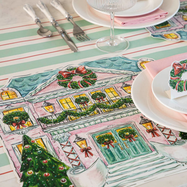 Die Cut Holiday Home Placemat