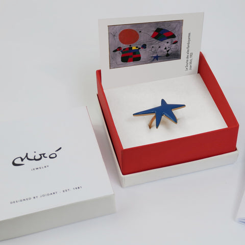 Miro Blue Star Ring
