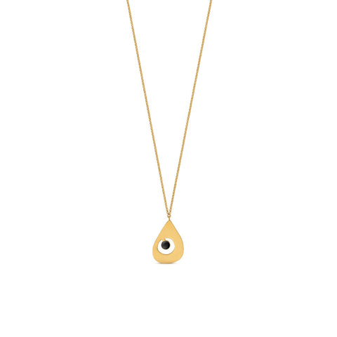 Miro Necklace Golden Black Drop
