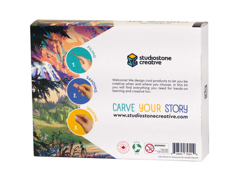 Wolf Soapstone Carving Kit