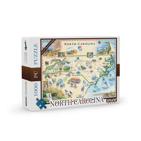 North Carolina Cardboard Puzzle