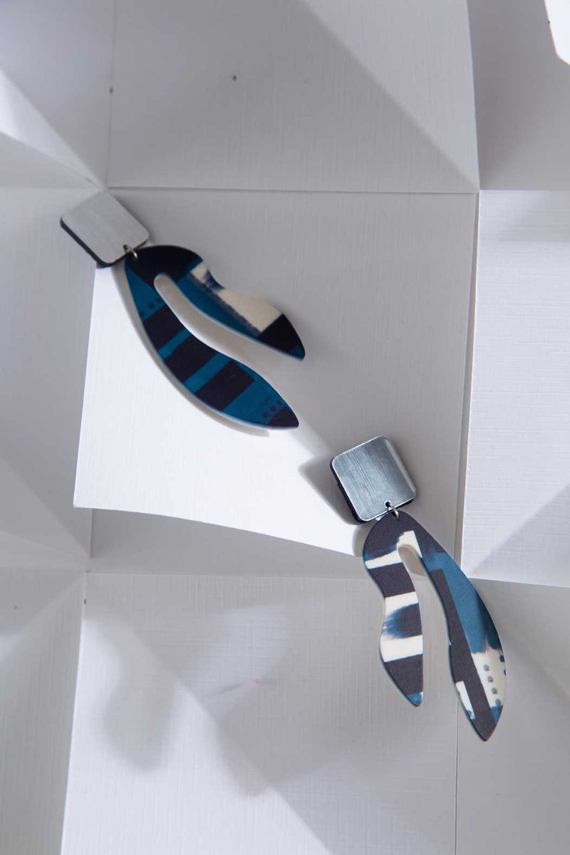 Abstract Print iSkin Earrings