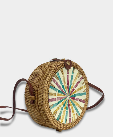 Round Shimmer Multicolor Bag