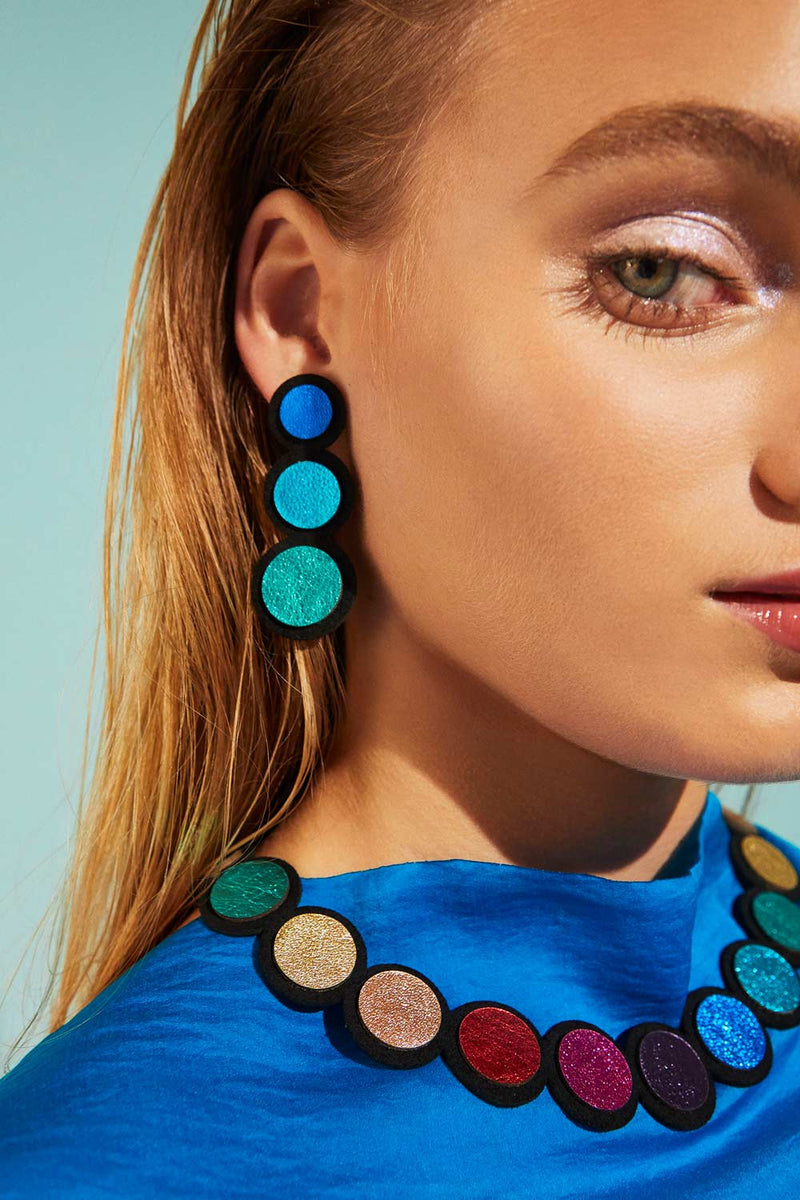 Rainbow Earrings LG Cool