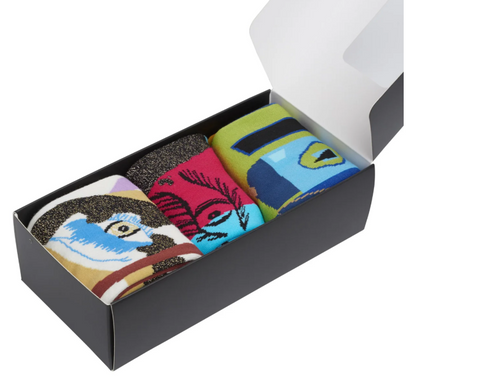 Mickalene Thomas Knit Boxed Sock Set of 3