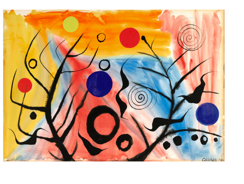 Calder "Untitled 1953" Striped T-Shirt