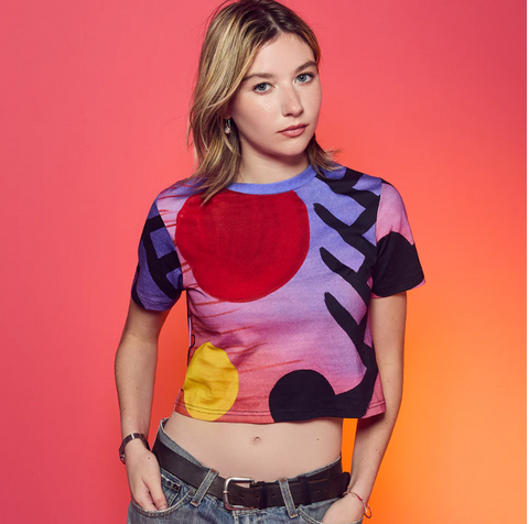Calder Untitled 1947 Cropped T-Shirt