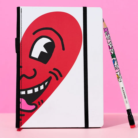 Blackwing Keith Haring Notebook Smiling Heart