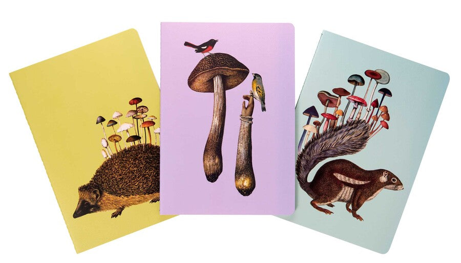Fungi Collection Sewn Notebooks