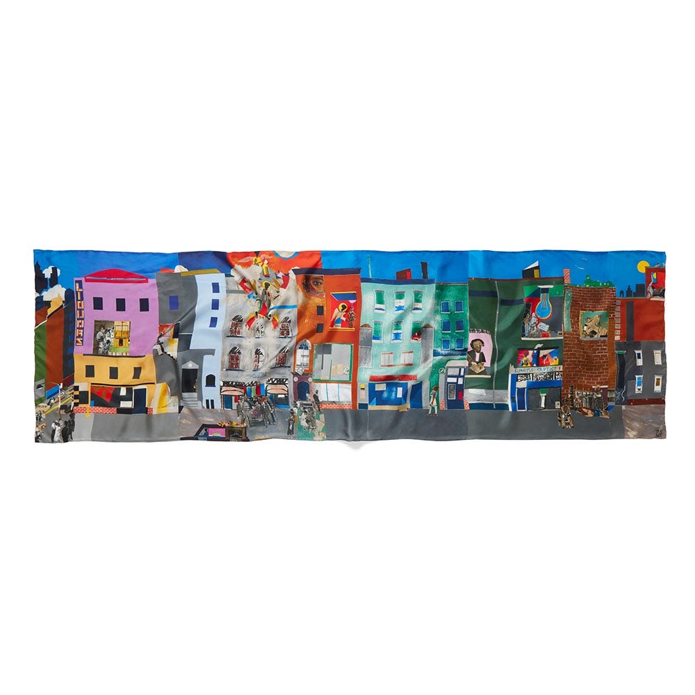 Romare Bearden Silk Scarf Mint Museum Store