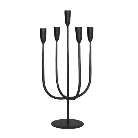 Hand Forged Metal Candelabra