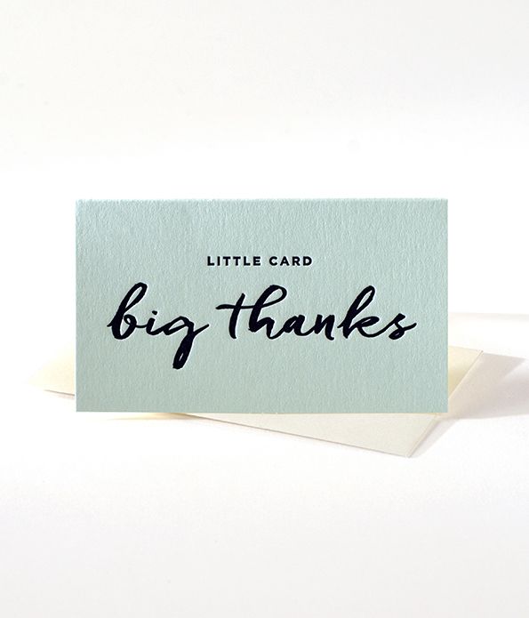 Big Thanks Enclosure Notes 10 count