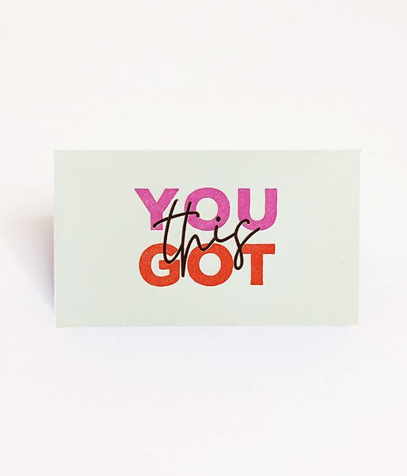 You Got This Colorful Enclosure Cards 10 Count