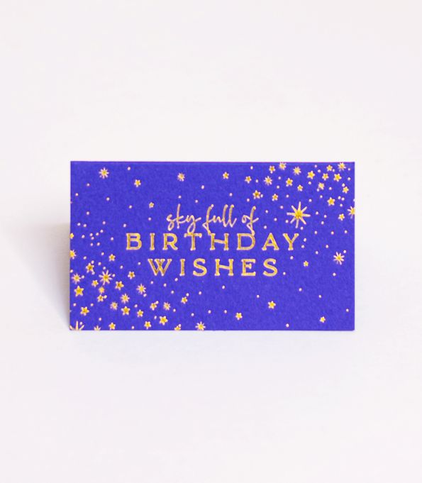 Moon Gaze Sky Enclosure Card