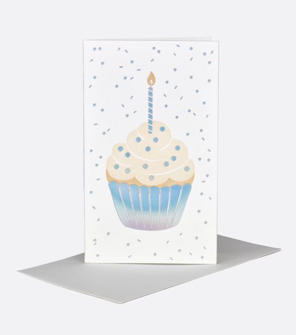 Cloud Cupcake Enclosure Note Cards 10-Count