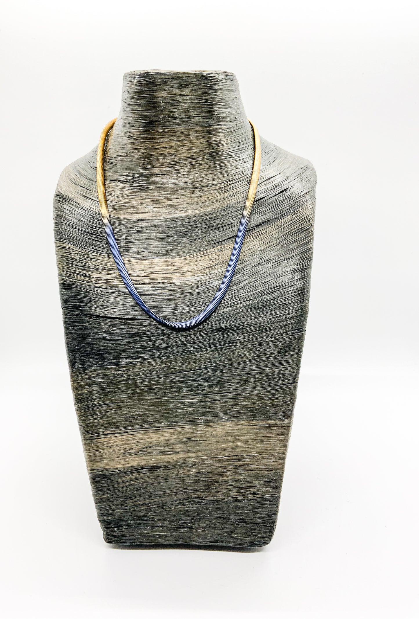 Skinny Flat Snake Chain Necklace 15"