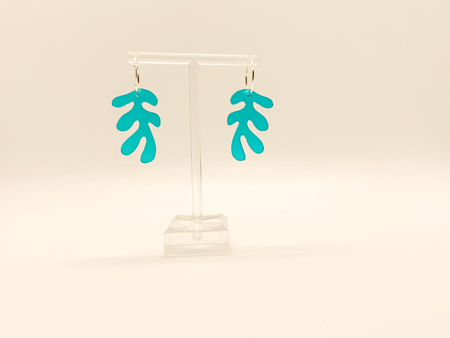 Blue Matisse Charm and Hoop Earring