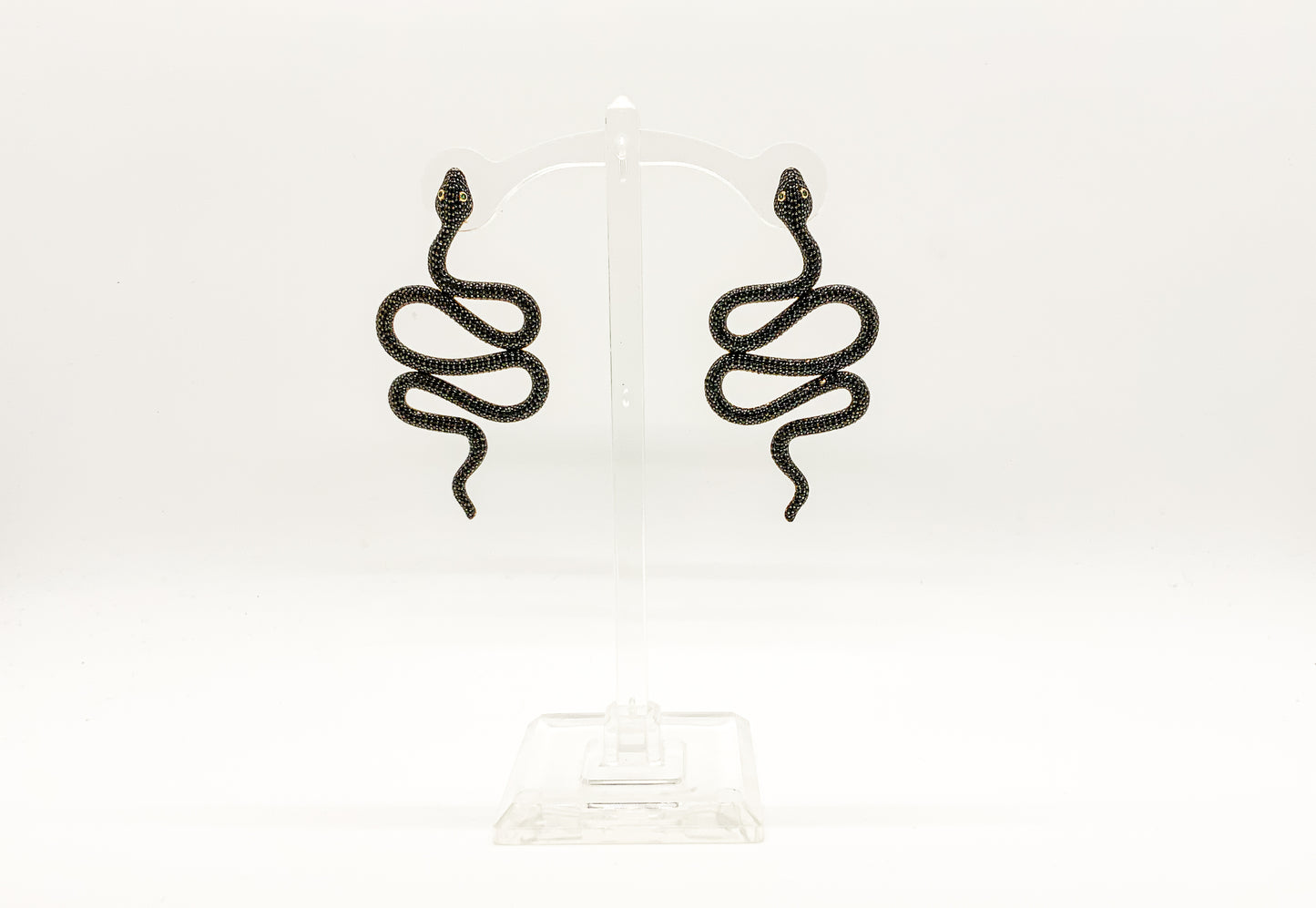 Crystal Sparkles Snake Earring