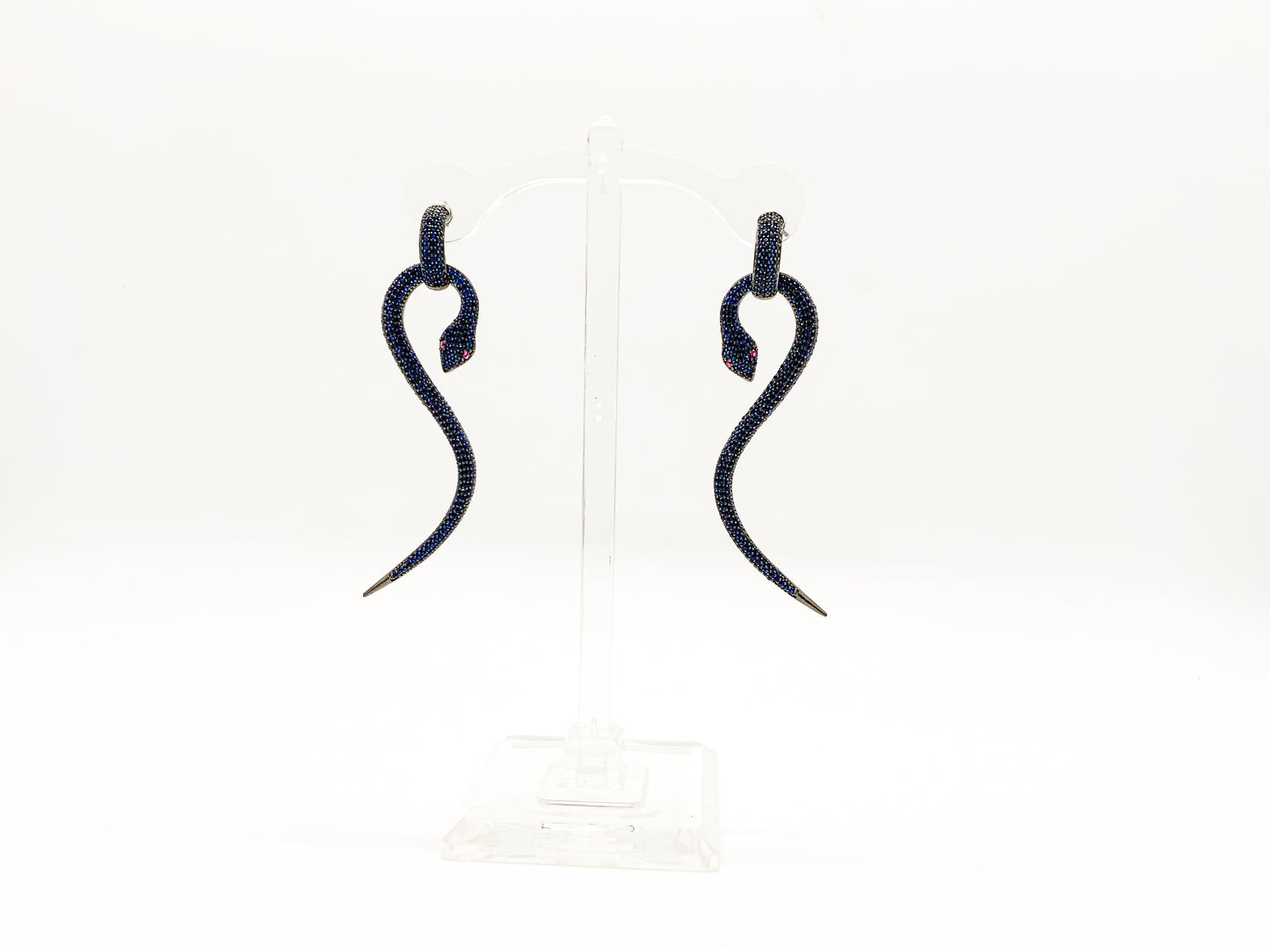 Crystal Sparkles Snake Earring