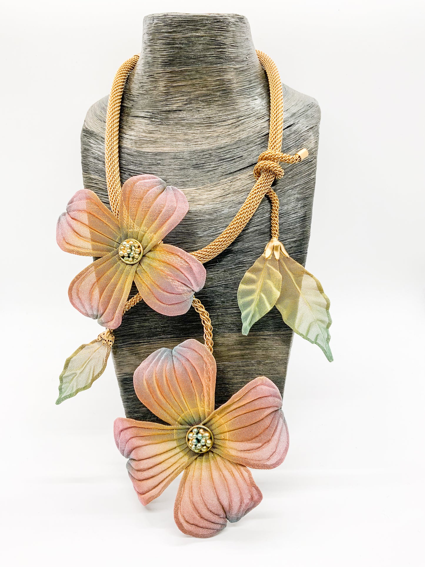 Dogwood Bloom Necklace-24 inch