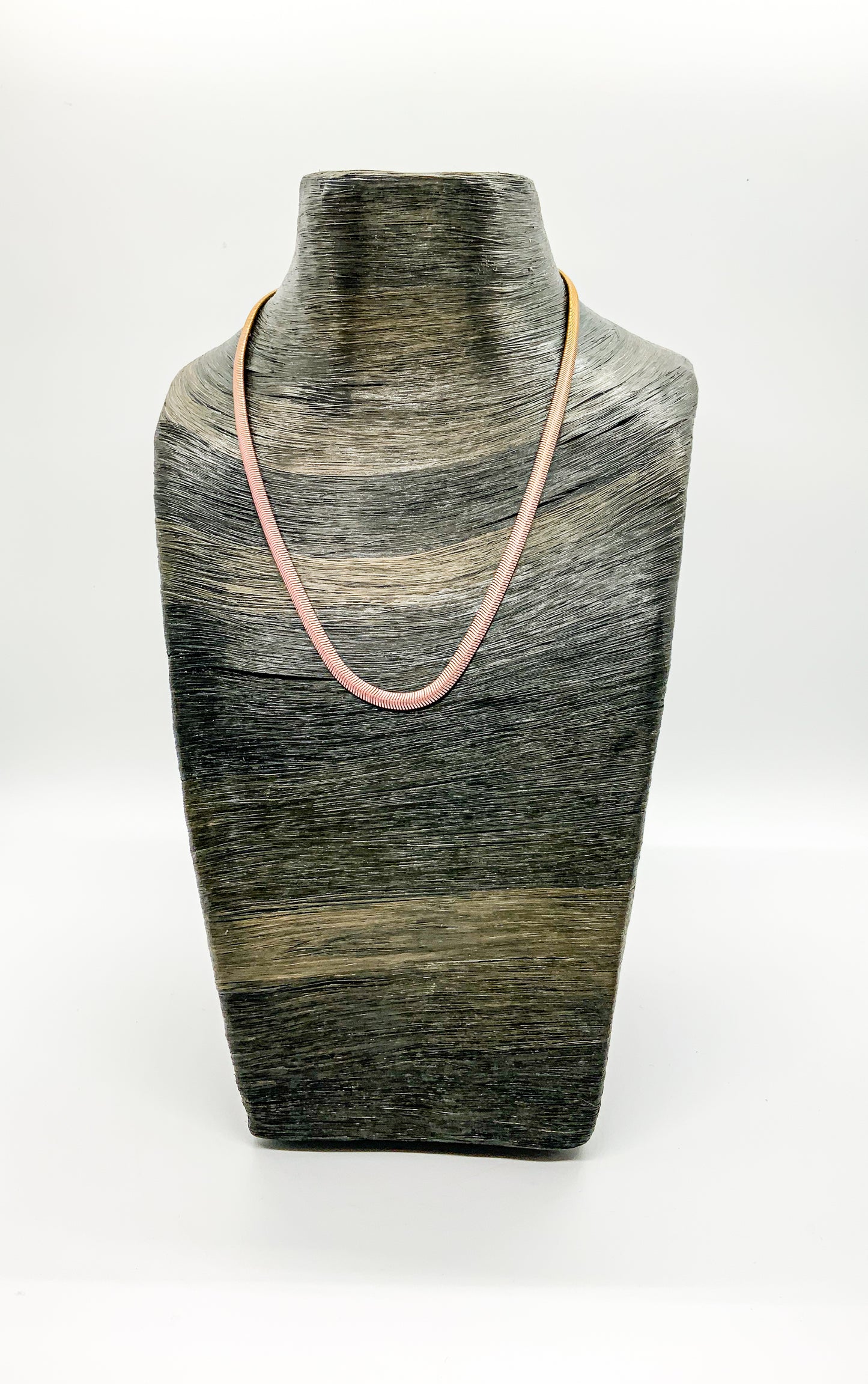 Skinny Flat Snake Chain Necklace 15"