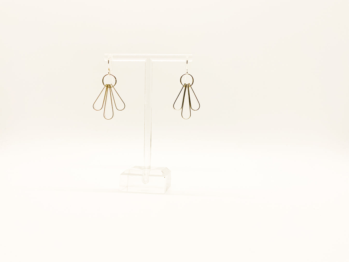 Teardrop Silver Leaf Earring