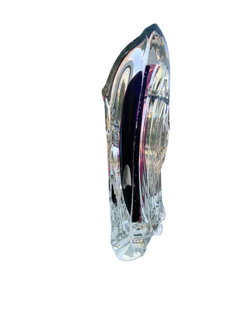 A hot cast glass sculpture