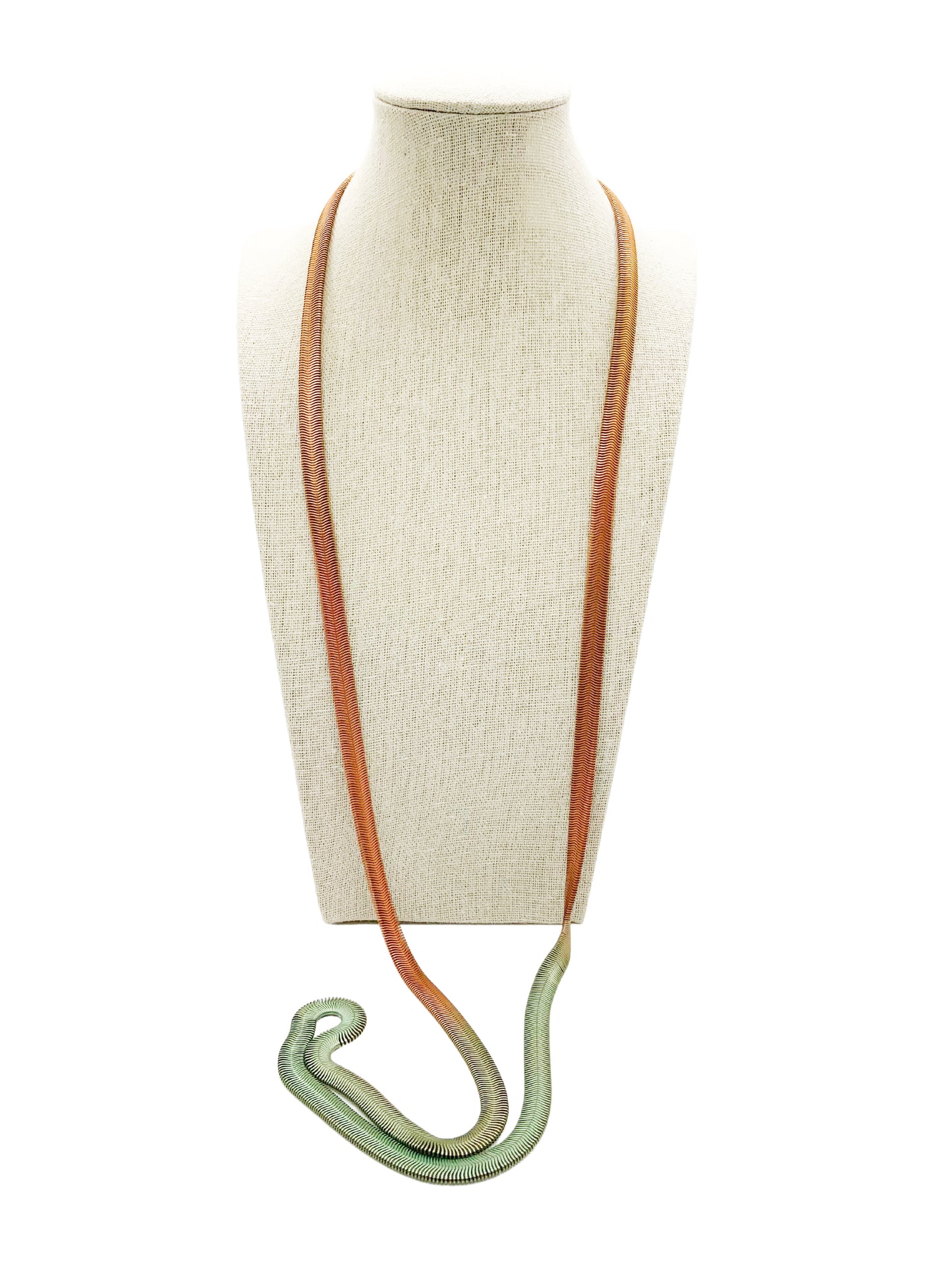 Flat Snake Necklace 55"