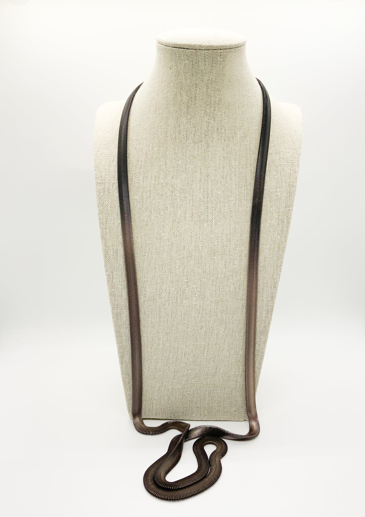 Flat Snake Necklace 55"