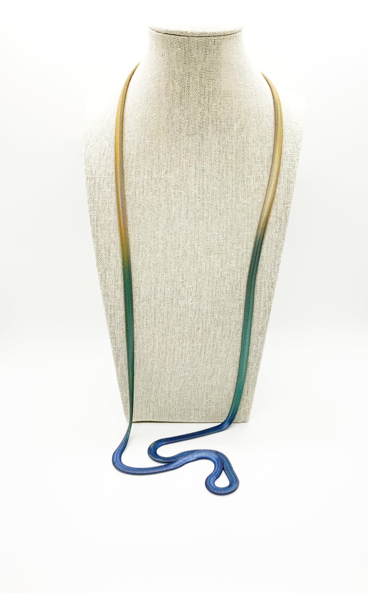 Flat Snake Necklace 36"