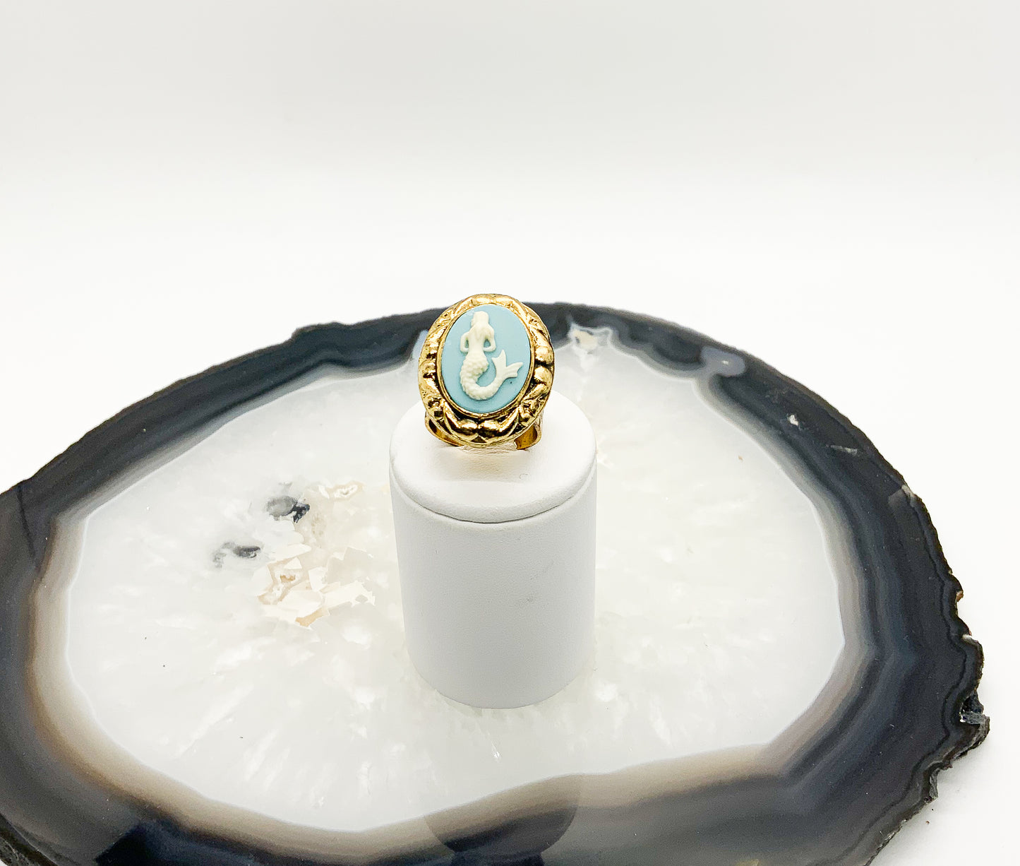 Mermaid Cameo Ring